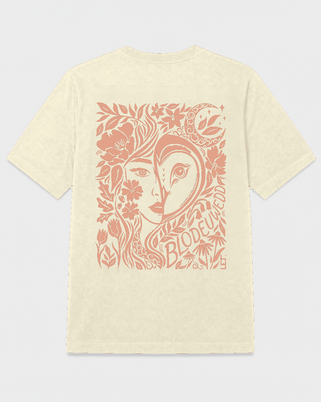 Blodeuwedd - Organic Cotton T-Shirt (Gwalia x LEJ) - Dillad GWALIA Clothing