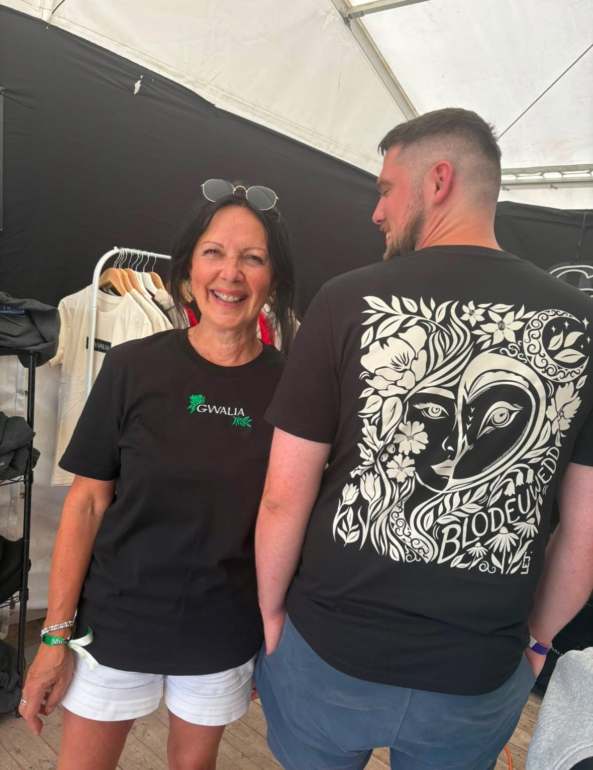 Blodeuwedd - Organic Cotton T-Shirt (Gwalia x LEJ) - Dillad GWALIA Clothing