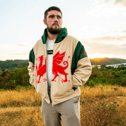 GWALIA Sherpa Fleece - Y Ddraig Goch - Dillad GWALIA Clothing